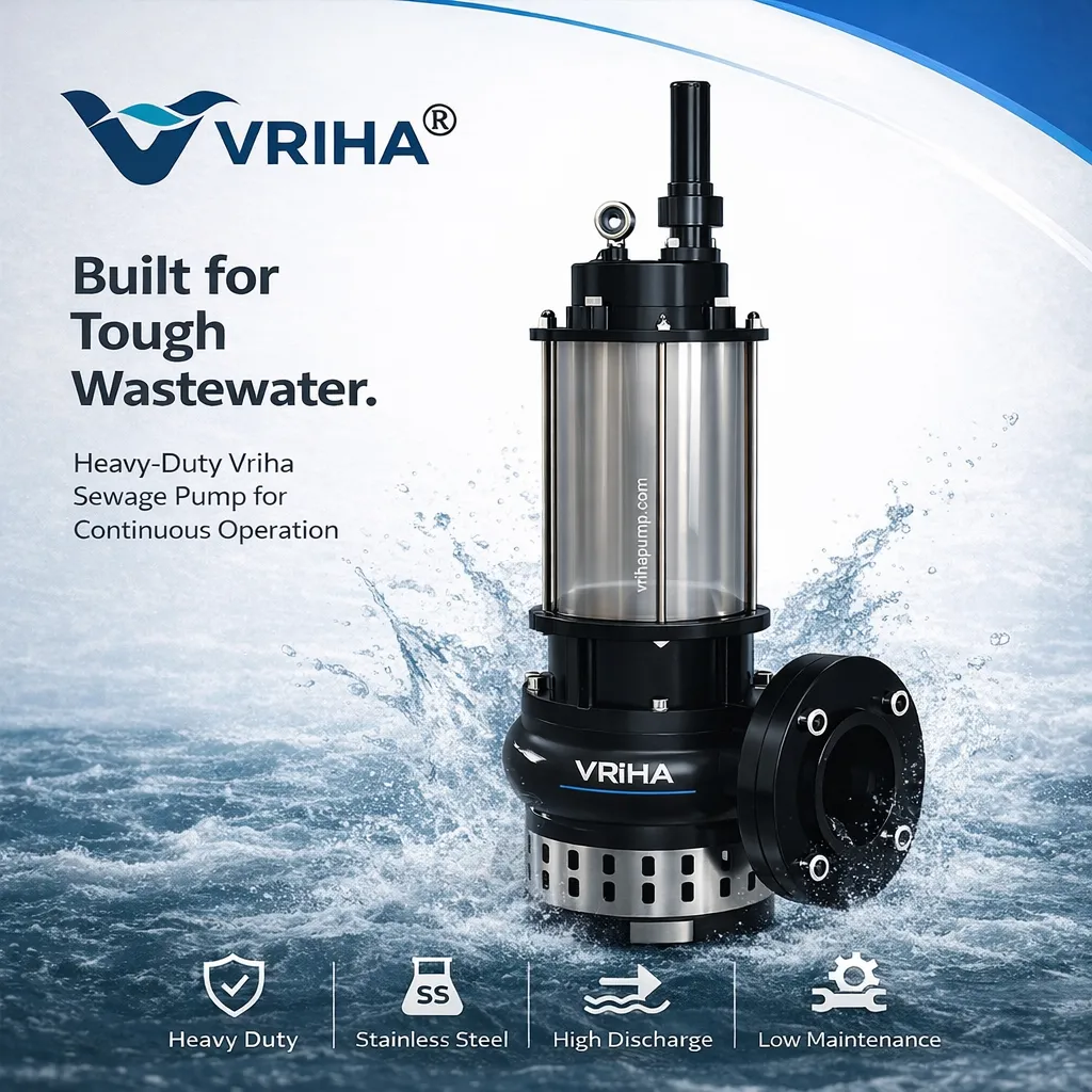 Vriha Sewage Submersible Pump – Heavy Duty Performance
