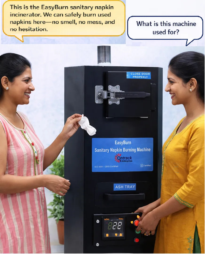 Easyburn Napkin Burning machine manufacturer in Tiruvannamalai