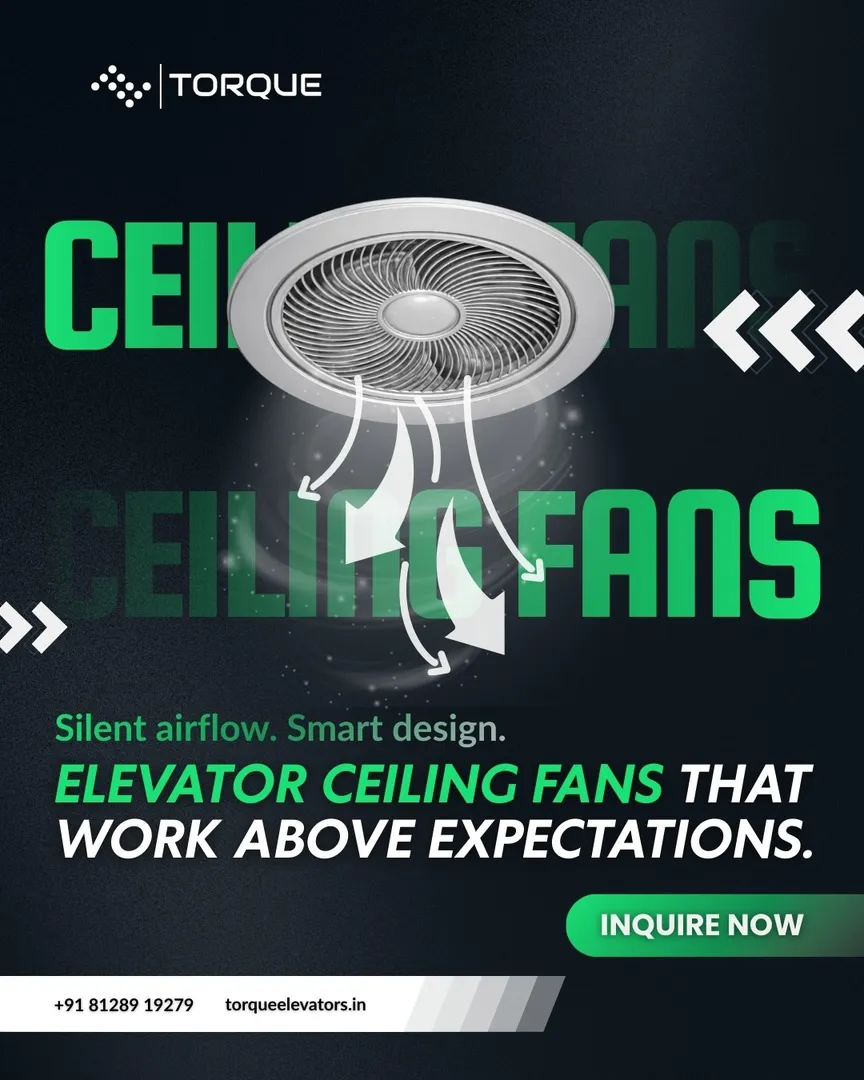 Efficient airflow. Quiet performance. Reliable design.
Torque elevator fans are engineered to delive...