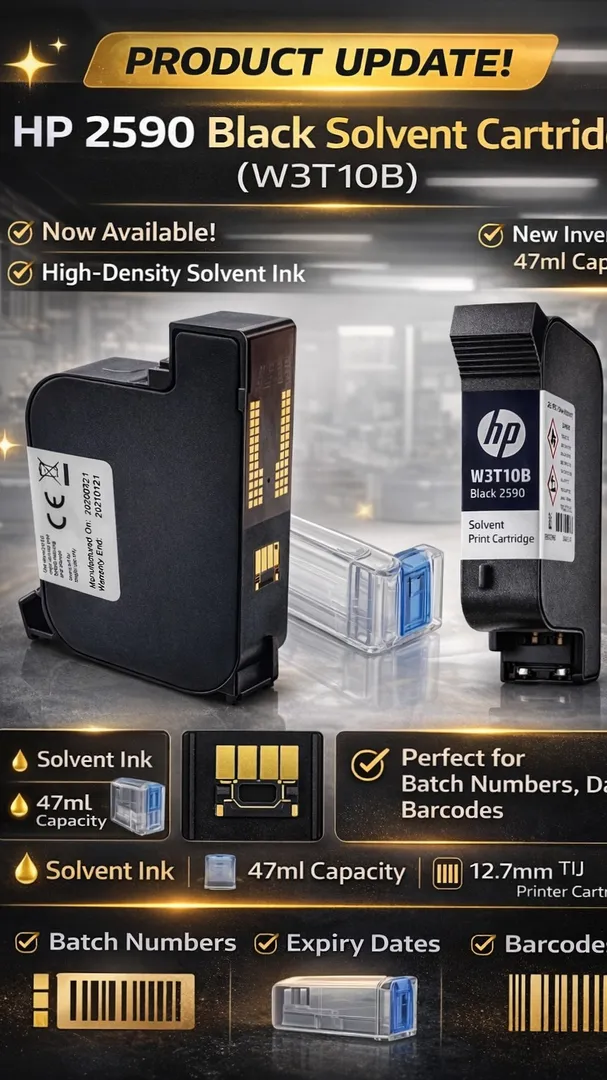 HP 2590 Black Solvent Print Cartridge (W3T10B) is now available at CartridgeShopee.com!
