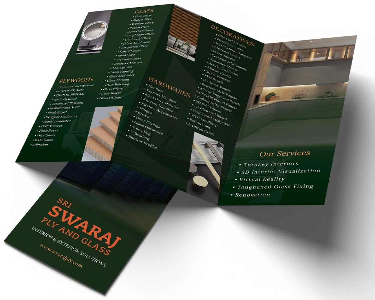 Trifold Brochure Printing & Packaging Services in Coimbatore