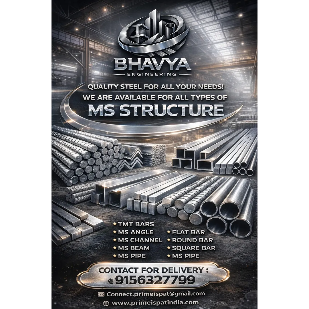We Bhavya Engineering is the leading Supplier for MS Structure in #Nagpur #Amravati #Bhandara #Gondi...