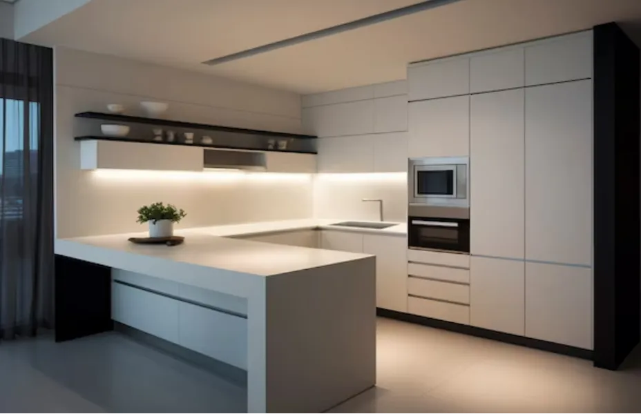 Acrylic Modular Kitchen in Punawale – A Clean Look That Stays Easy to Maintain