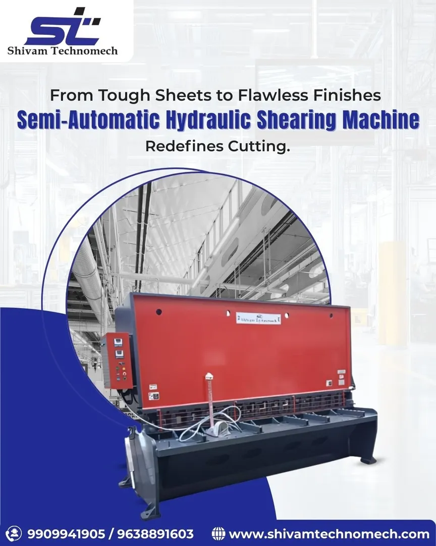 Hydraulic Shearing Machine Manufacturer in India.