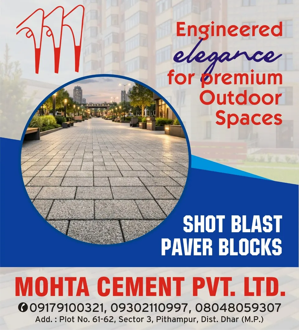 Best Shot Blast Paver Blocks Manufacturer in Indore, MP
Mohta Cement Pvt. Ltd. is a leading and tru...