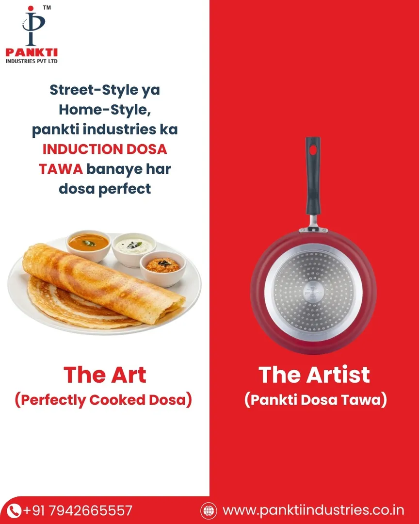 Induction Dosa Tawa Manufacturer in India.