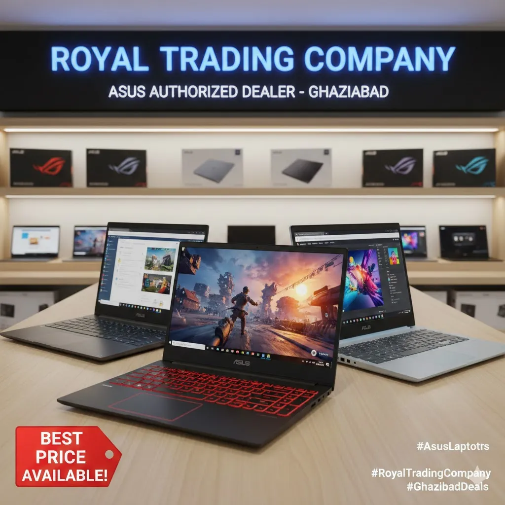 Upgrade Your Tech at Ghaziabad’s Top ASUS Dealer! 🚀 Looking for the best price on ASUS laptops in ...