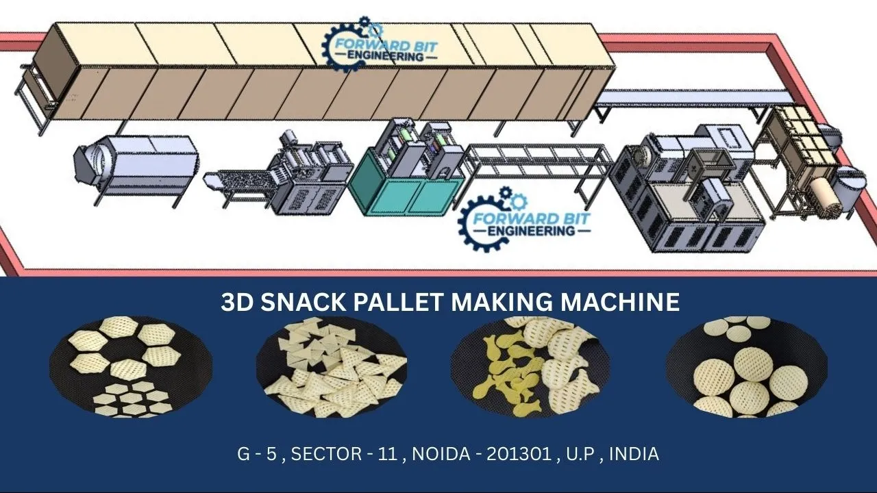 3D SNACK PELLET MACHINE MANUFACTURING IN INDIA