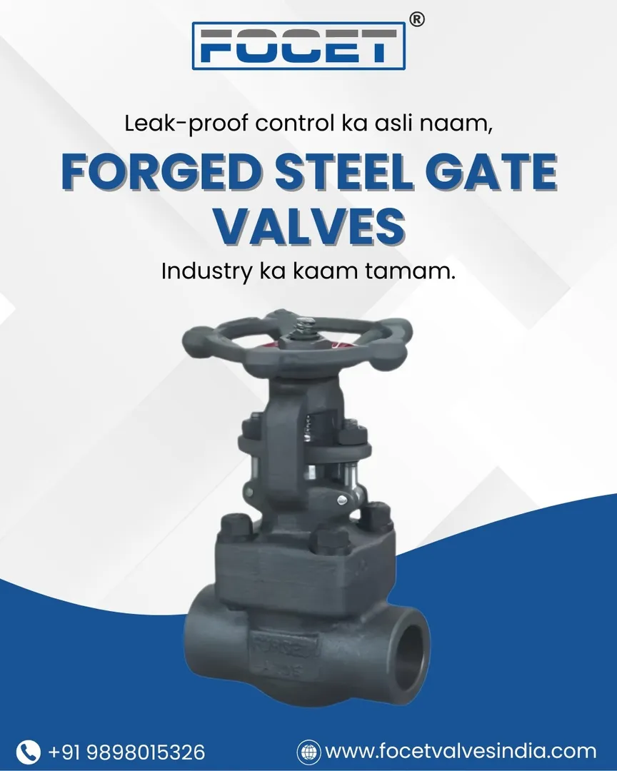 Forged Steel Gate Valves Manufacturer in India.