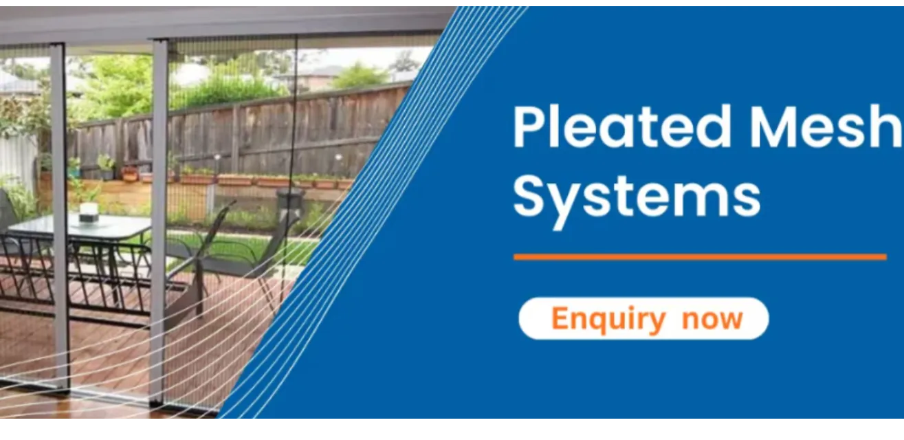 Pleated Mesh Systems for Doors Manufacturer in Gurgaon – Effective Insect Protection for High-Traffi