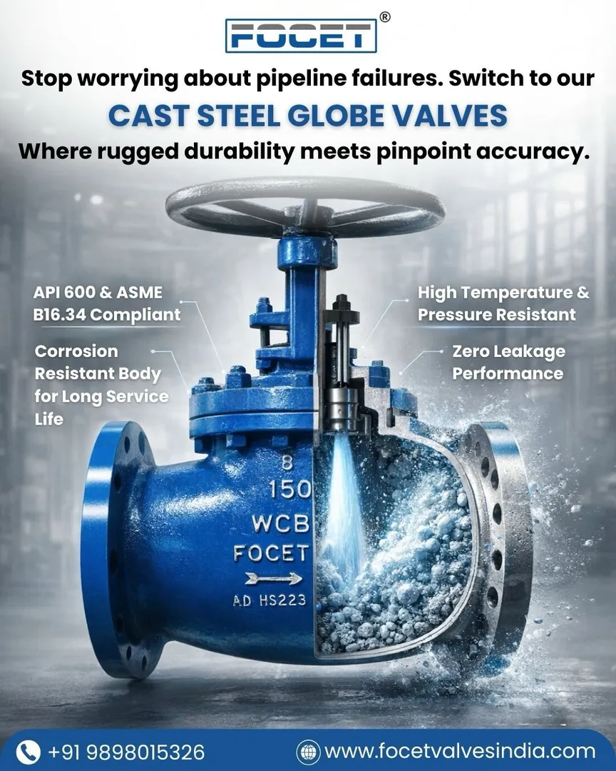 Cast Steel Globe Valve Manufacturer in India