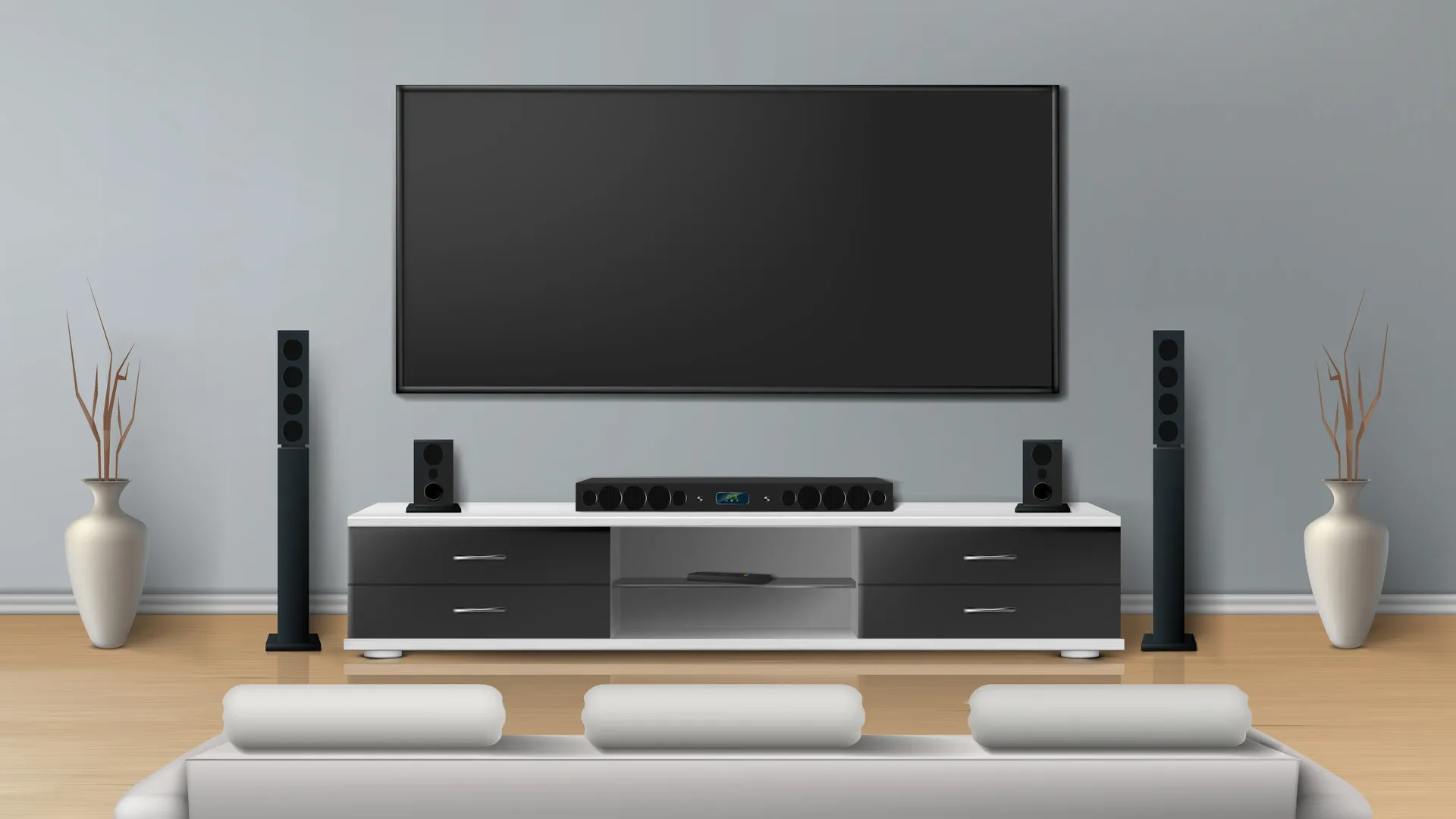 Wall Mounted Wooden LED TV Units in Theni for Modern Homes