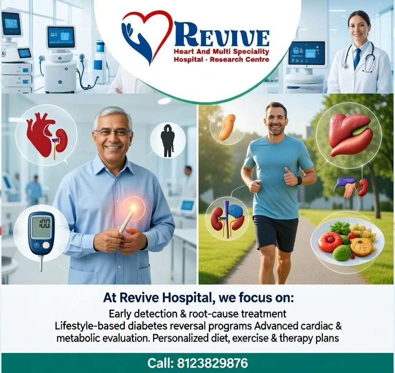 Revive Heart & Multi Specialty Hospital | Diabetes Reversal & Cardiac Care in Mysore