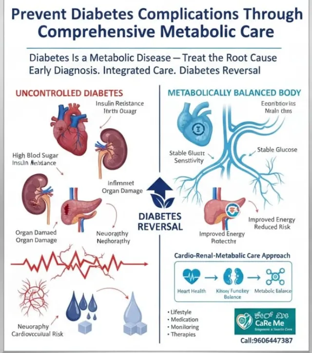 Diabetes Reversal & Metabolic Care Clinic in Mysore | Prevent Kidney, Heart & Nerve Complications