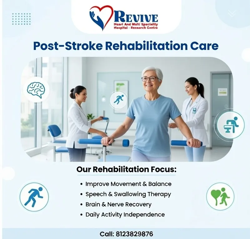 Advanced Post-Stroke Rehabilitation Care at Revive Heart and Multi Speciality Hospital Mysore
