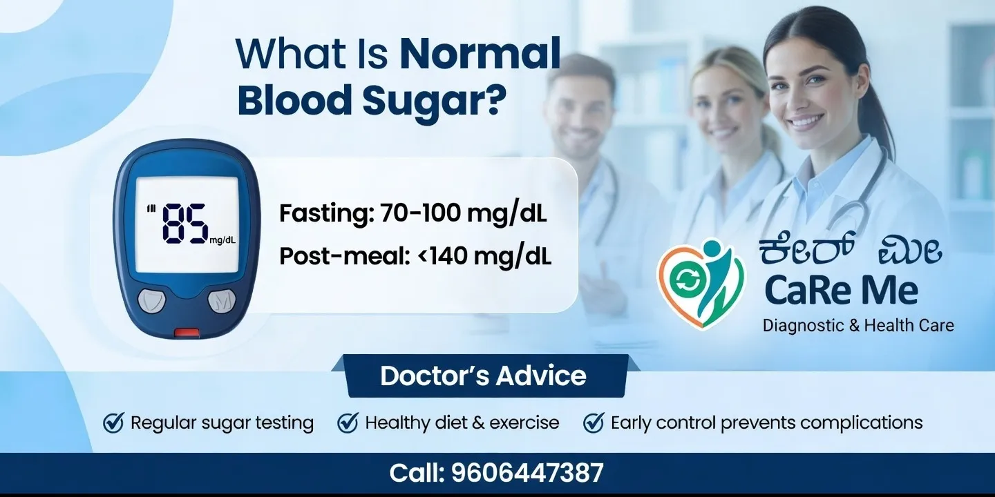 Advance Blood Sugar Monitoring in Mysore | Diabetes Care at CaRe Me Diagnostic & Health Care