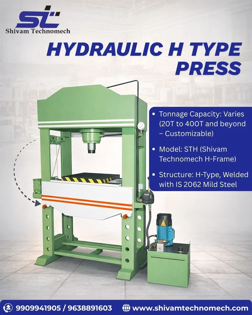 Hydraulic H-Type Press Manufacturer in India.