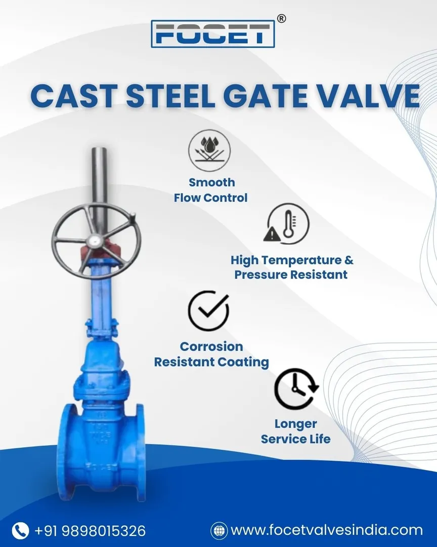 Cast Steel Gate Valves Manufacturer in India