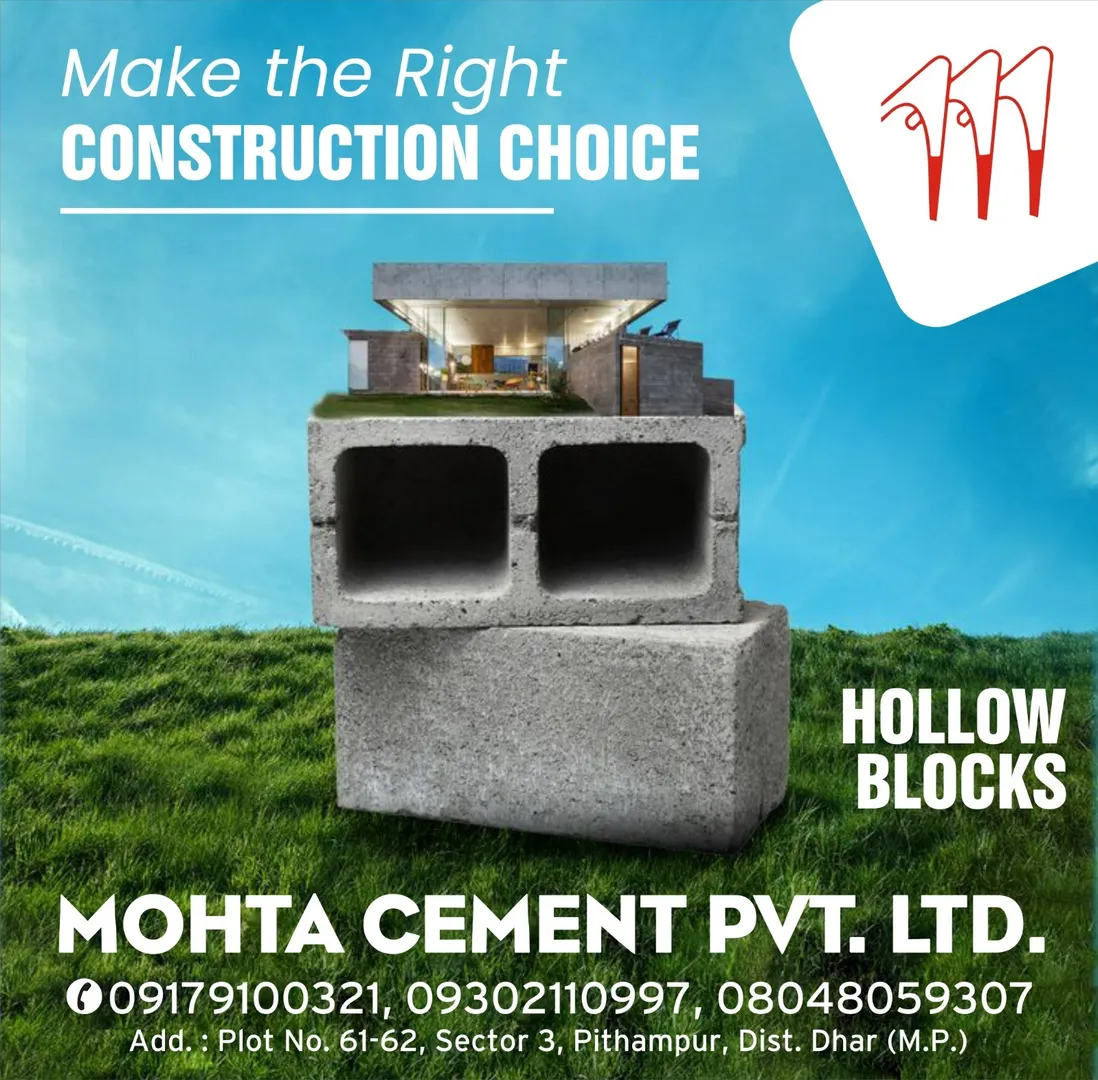 Hollow Blocks Trader in Indore, MP
If you are looking for a trusted Hollow Blocks Trader in Indore, ...