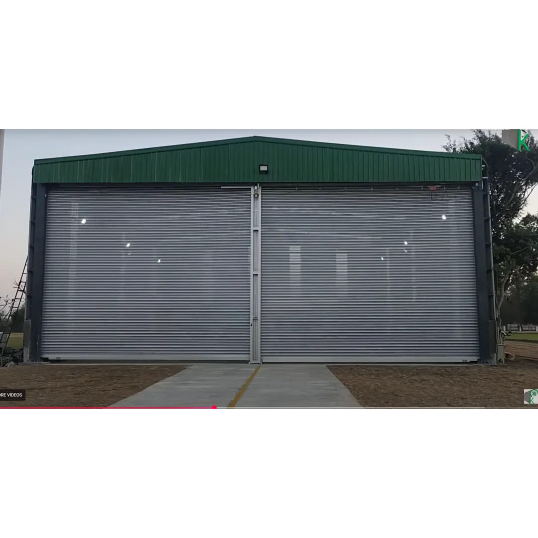 Automatic Helicopter garage rolling shutter manufacturer