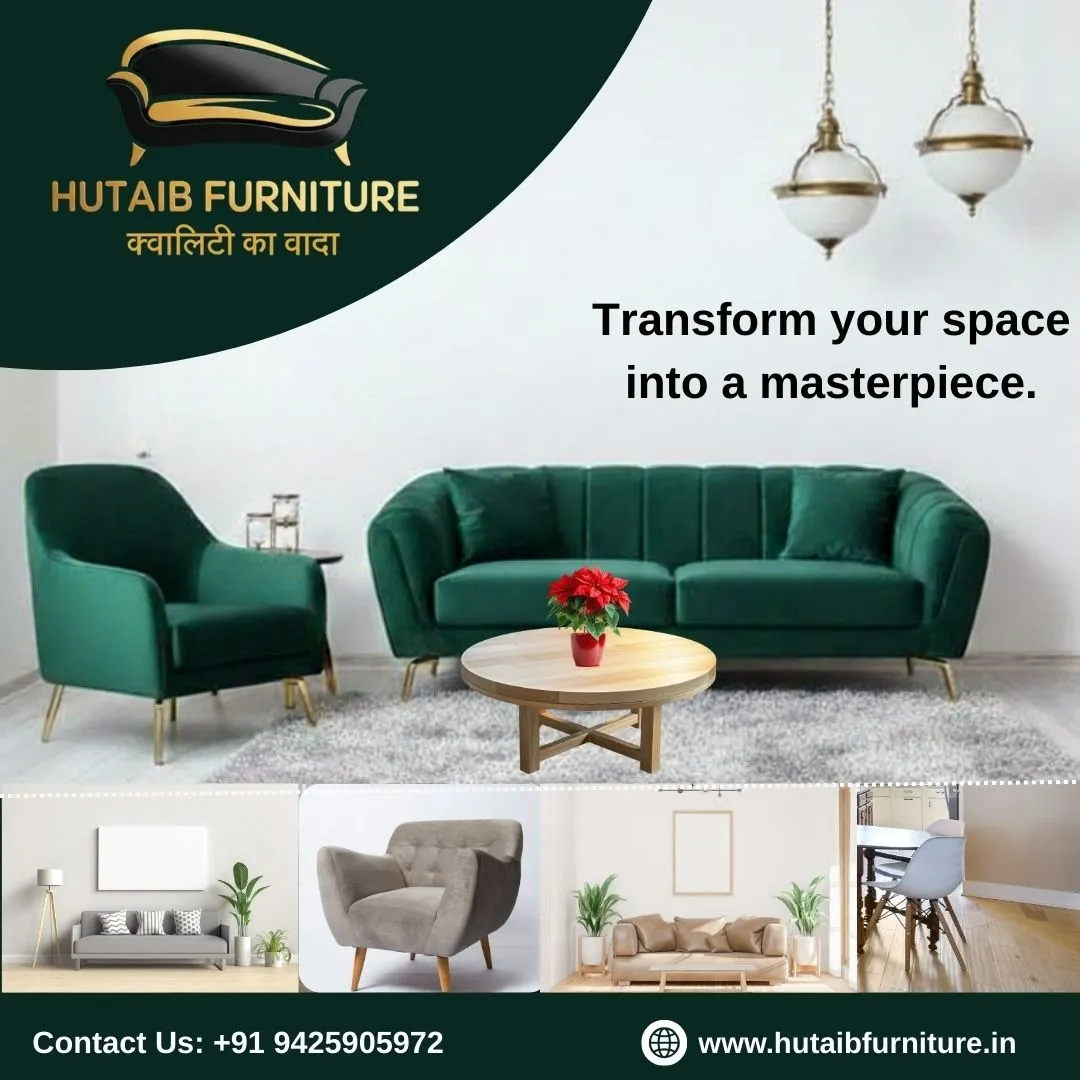 Luxury Sofa Manufacturer in Indore, Madhya Pradesh
Hutaib Furniture is a trusted luxury sofa manufa...