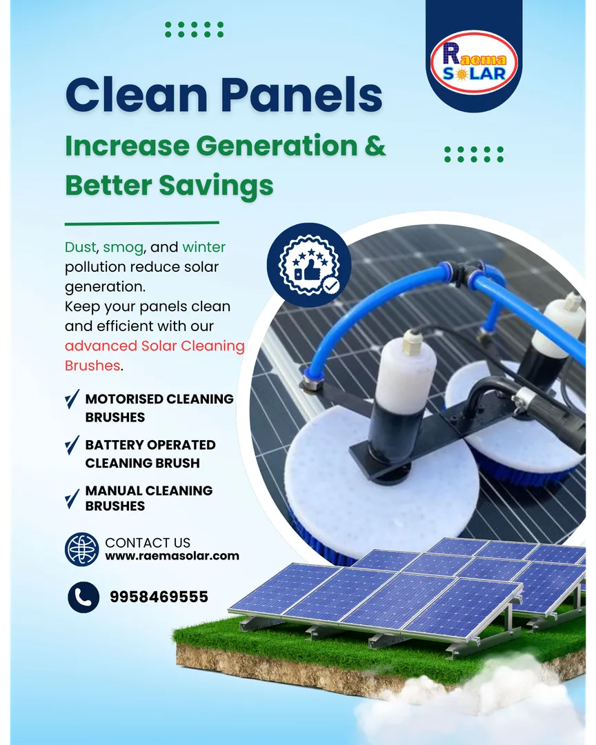 best solar cleaning brush price in Surat