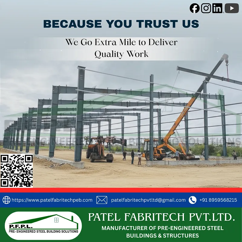 Patel Fabritech Pvt. Ltd. stands as a premier provider of Pre Engineered Buildings (PEB) in Indore