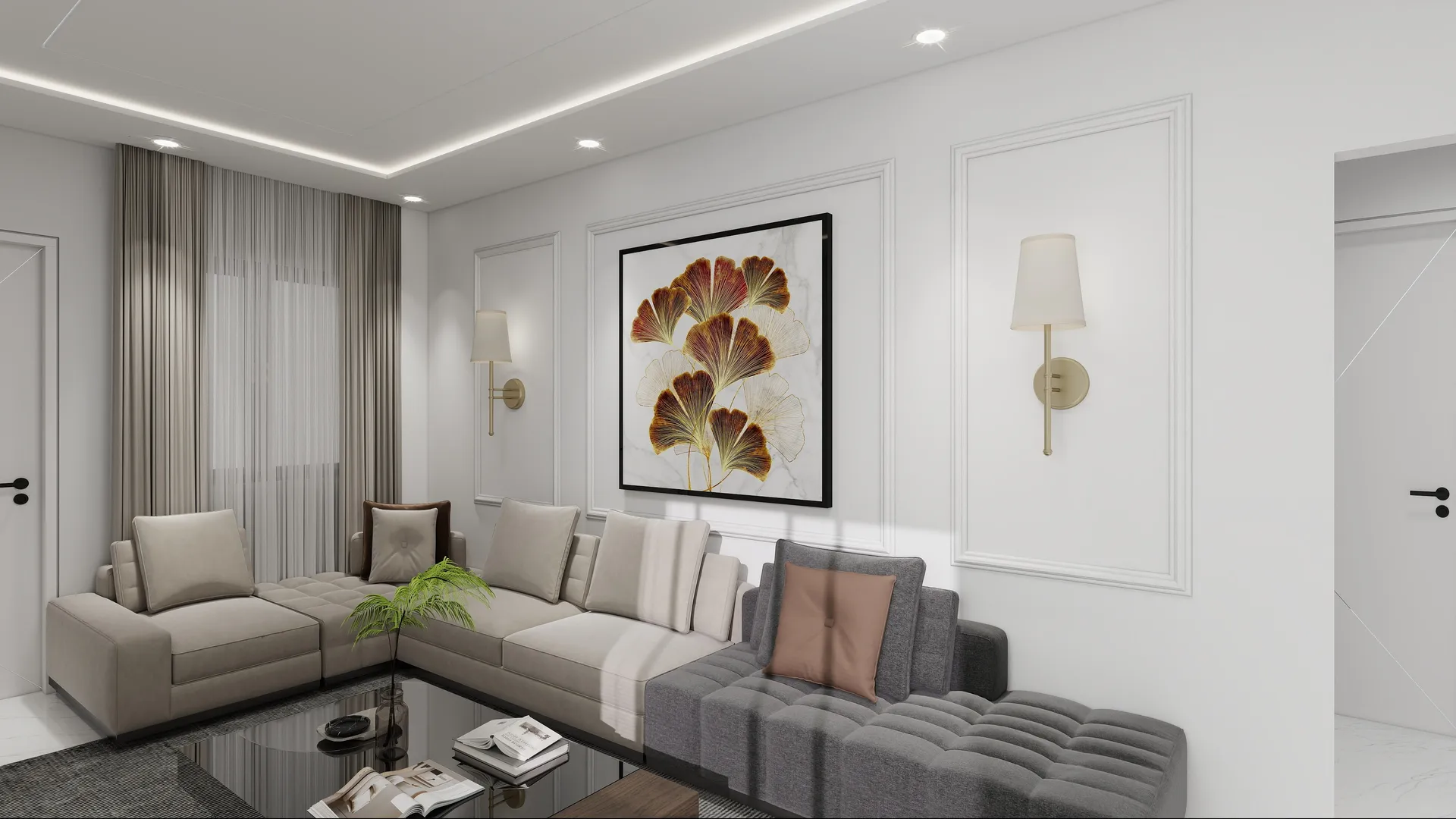"Simple design, timeless comfort. A sofa that speaks sophistication. Spacious layout with perfect sy...