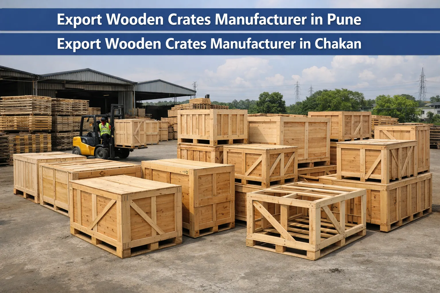 Export Wooden Crates Manufacturer in Pune | Export Wooden Crates Manufacturer in Chakan