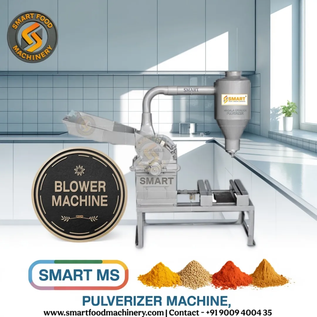 Food Grade SS Blower Type Pulverizer Machine Manufacturer in Bilari, Uttar Pradesh