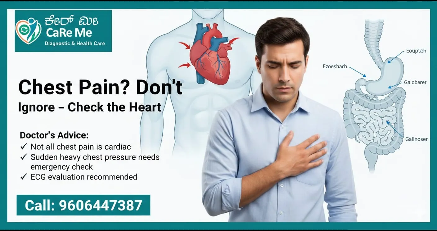 Chest Pain ECG Test & Heart Checkup in – Molecular CaRe Me Diagnostic & Health Care