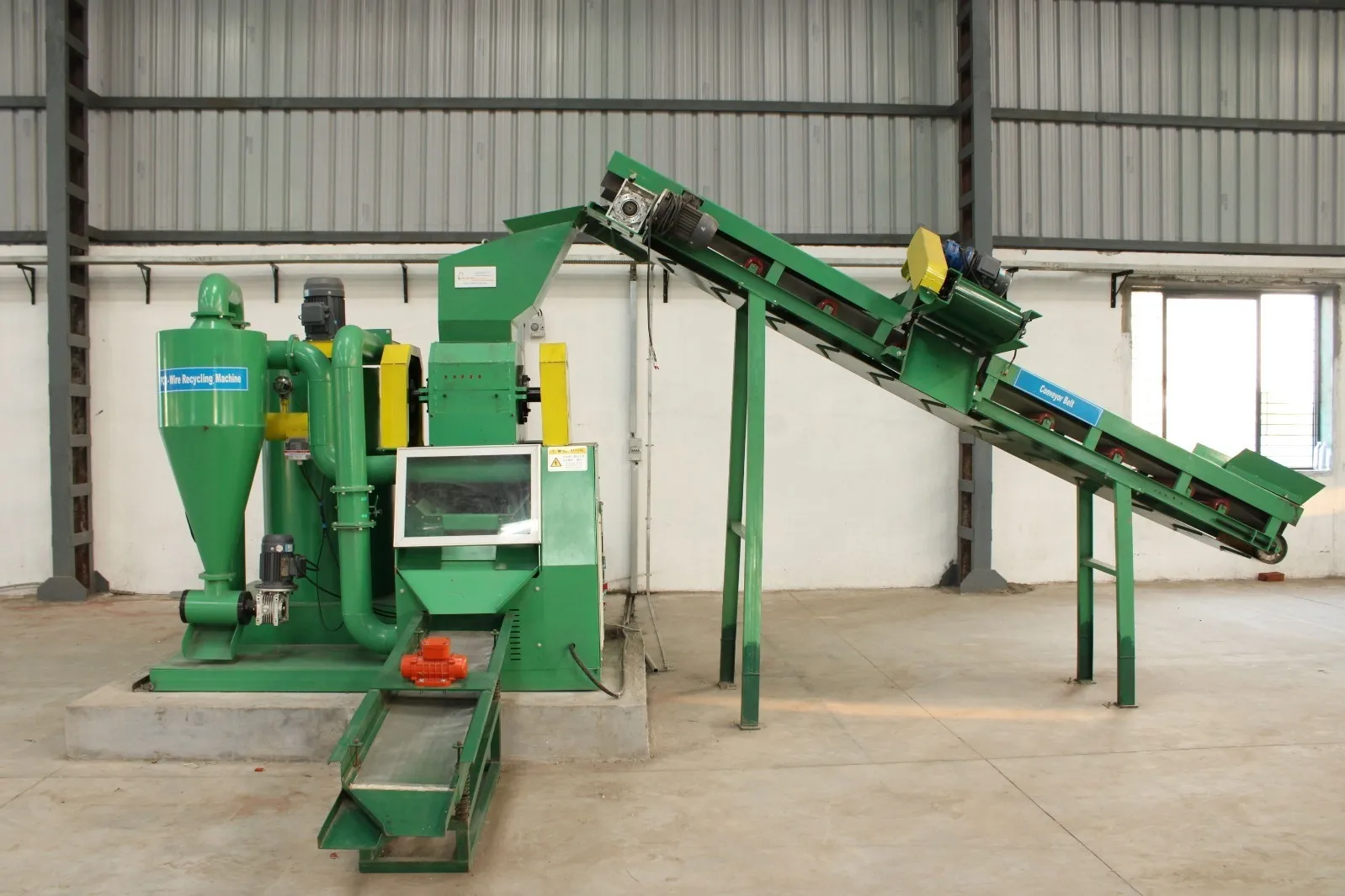 PCB/ WIRE CUTTING/ SOLAR PANEL RECYCLE MACHINE.