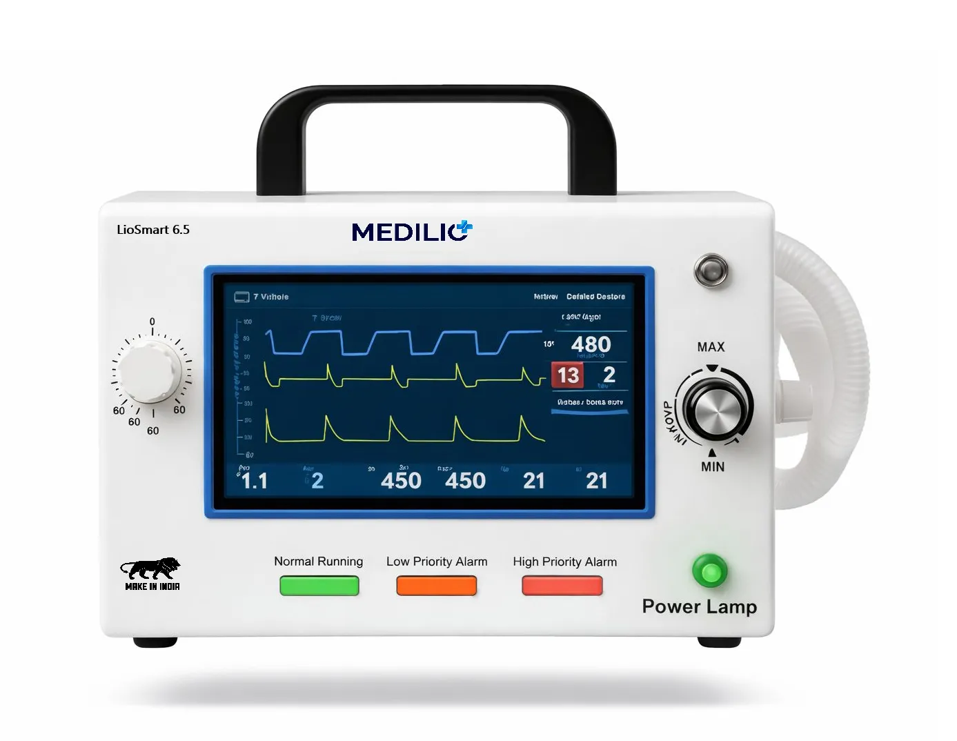 Transport Ventilator Manufacturer in Pune, Maharashtra | Medilio Plus by Windlio International