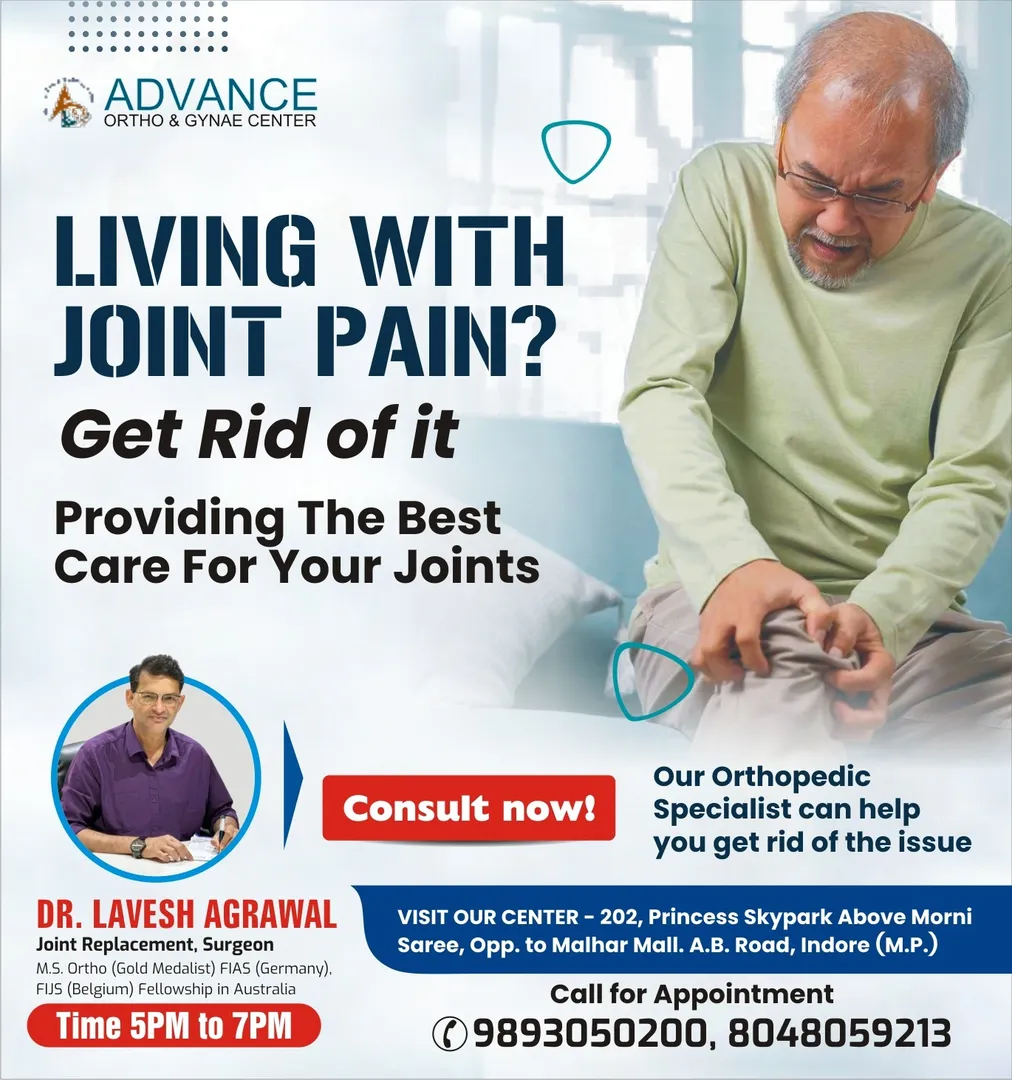 Best Joint Pain Treatment in Indore
Looking for the Best Joint Pain Treatment in Indore? Dr. Lavesh ...