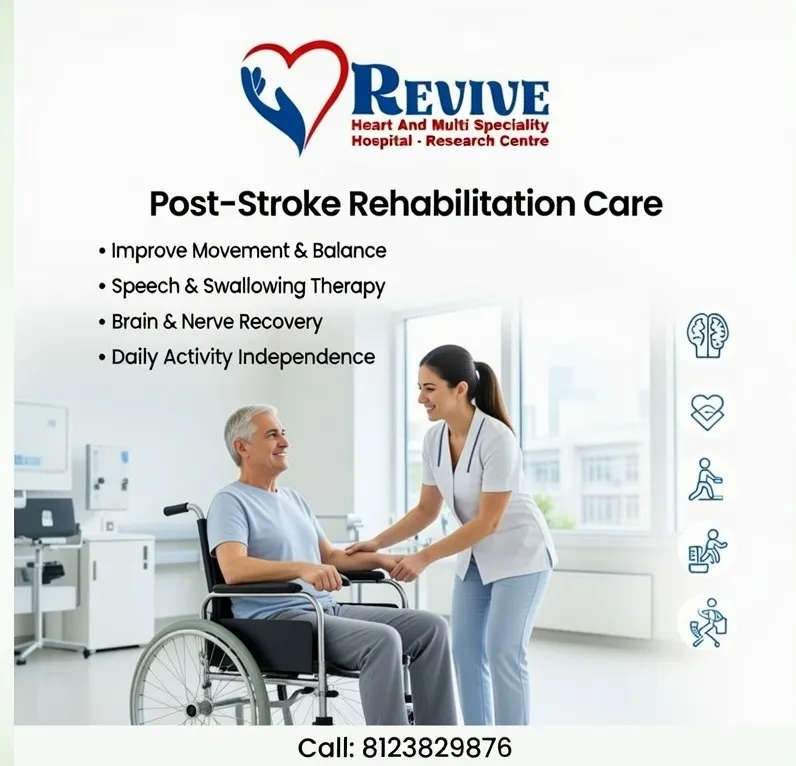 Best Post-Stroke Rehabilitation Care in Mysore | Revive Heart & Multi Speciality Hospital
