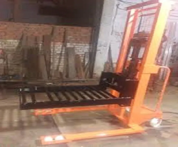 Hydraulic Manual Drum Loader Stacker is specially engineered for lifting, loading, stacking, and tra...
