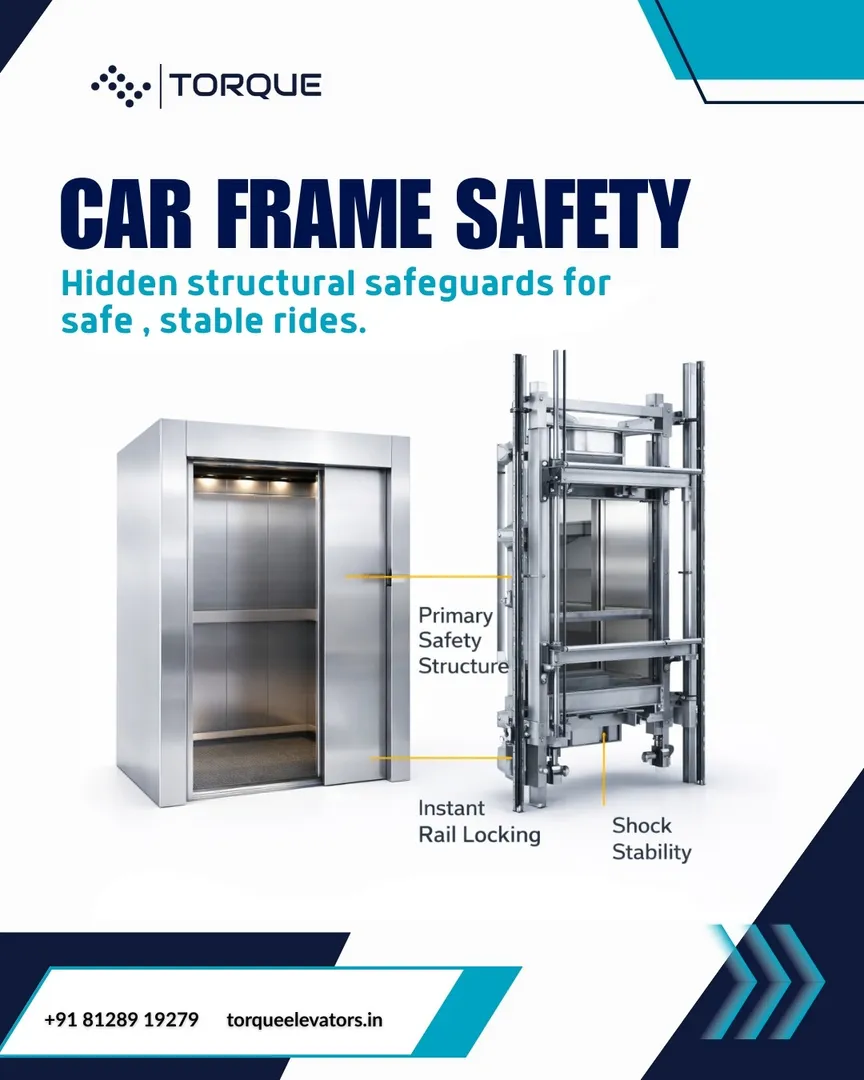 Modern elevators rely on engineered safety structures designed for stability and controlled performa...