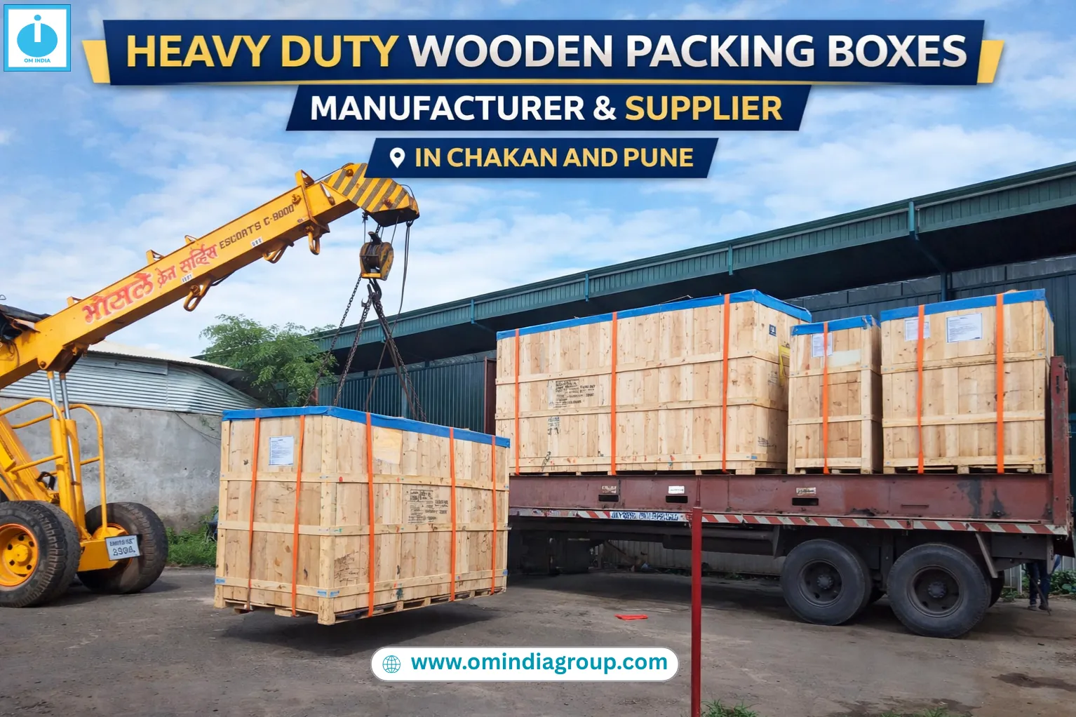 Heavy Duty Wooden Packing Boxes Manufacturer & Supplier in Chakan and Pune