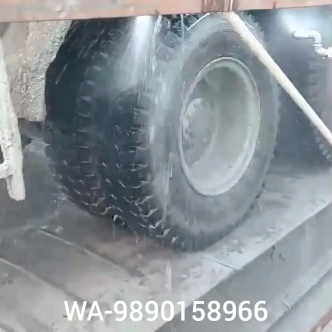 RMC trucks Tyre cleaning system