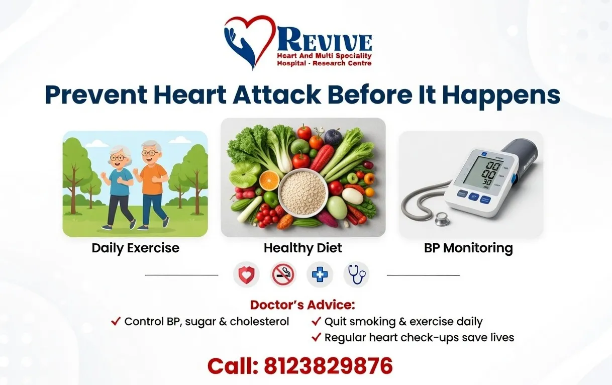 Prevent Heart Attack Before It Happens | Revive Heart & Multi Specialty Hospital