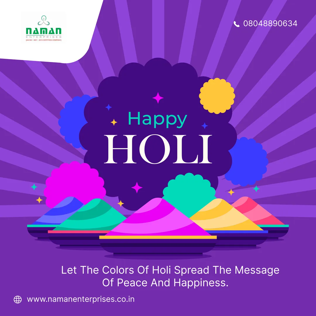 🌸🎨 May this Holi fill your home with laughter, warmth, and colorful memories. Wishing you a cheerf...
