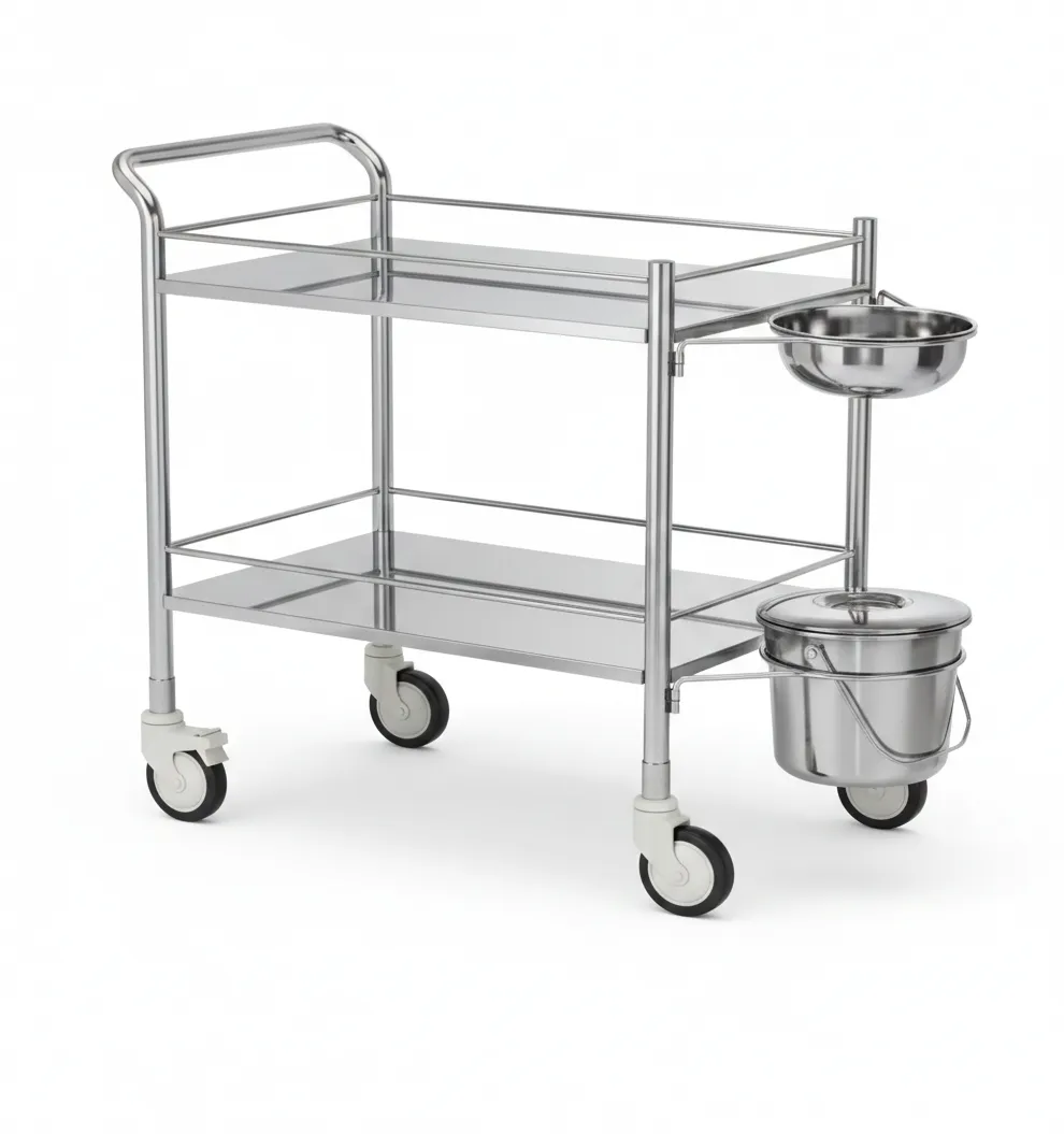 Stainless Steel Dressing Trolley Manufacturer in Pune | Hospital Furniture Supplier India