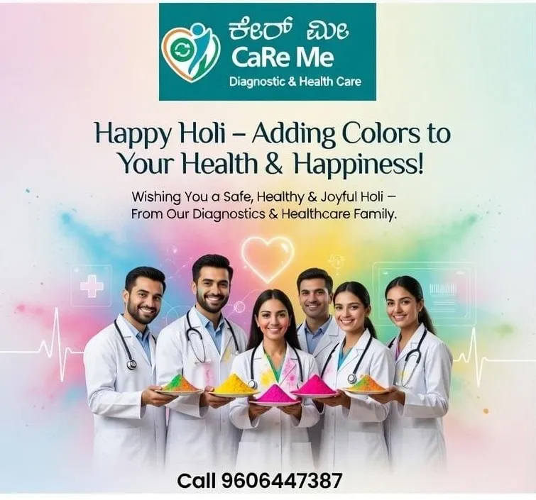 Happy Holi from Molecular Care Me Diagnostics & Health Care |Mysore