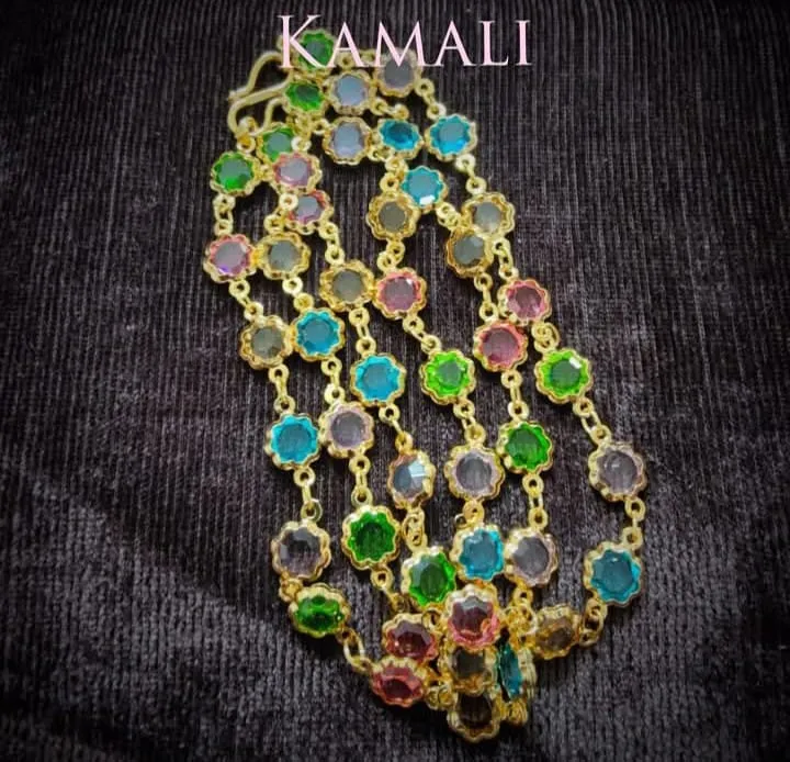 Multi Colour Gold Plated Chains
Artificial Gold Plated Jewellery
24 inches
Non allergic to Skin
...