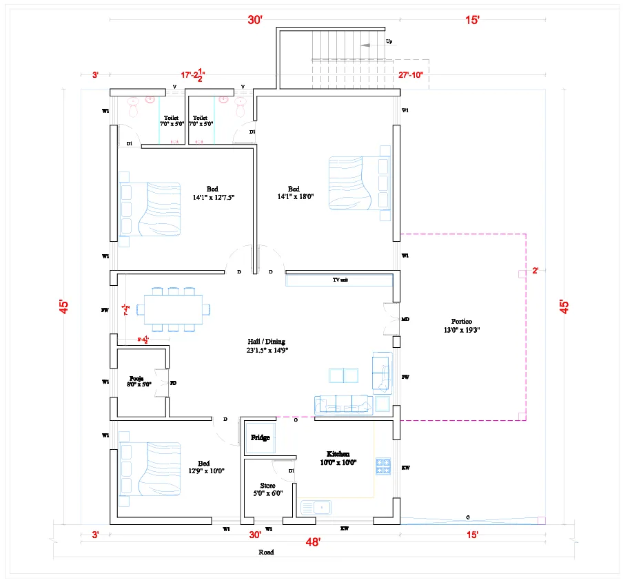 Ground floor Scheme Drawing : If you need a Ground Floor Scheme Drawing Plan, it usually means a sim...