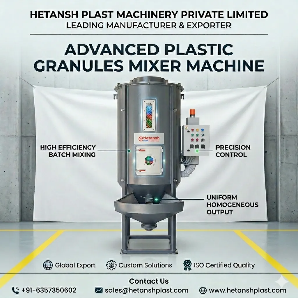 Vertical Plastic Granules Mixer Dryer Machine