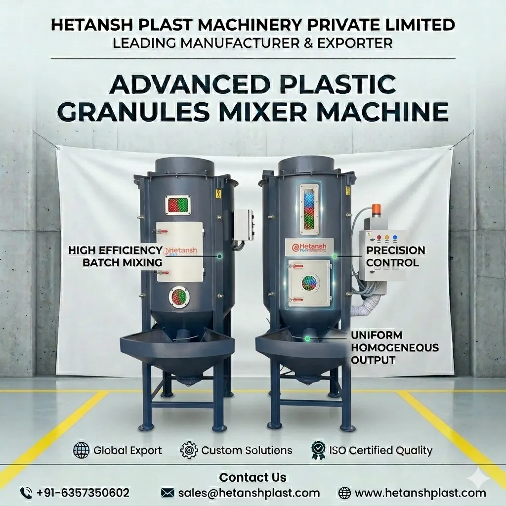 Vertical Plastic Granules Mixer Dryer Machine