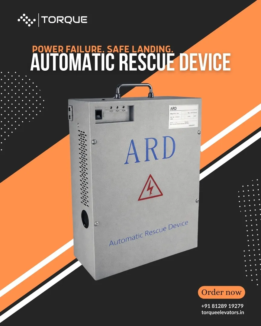 Unexpected power cuts? No problem.
Automatic Rescue Devices guide the elevator to the nearest floor ...
