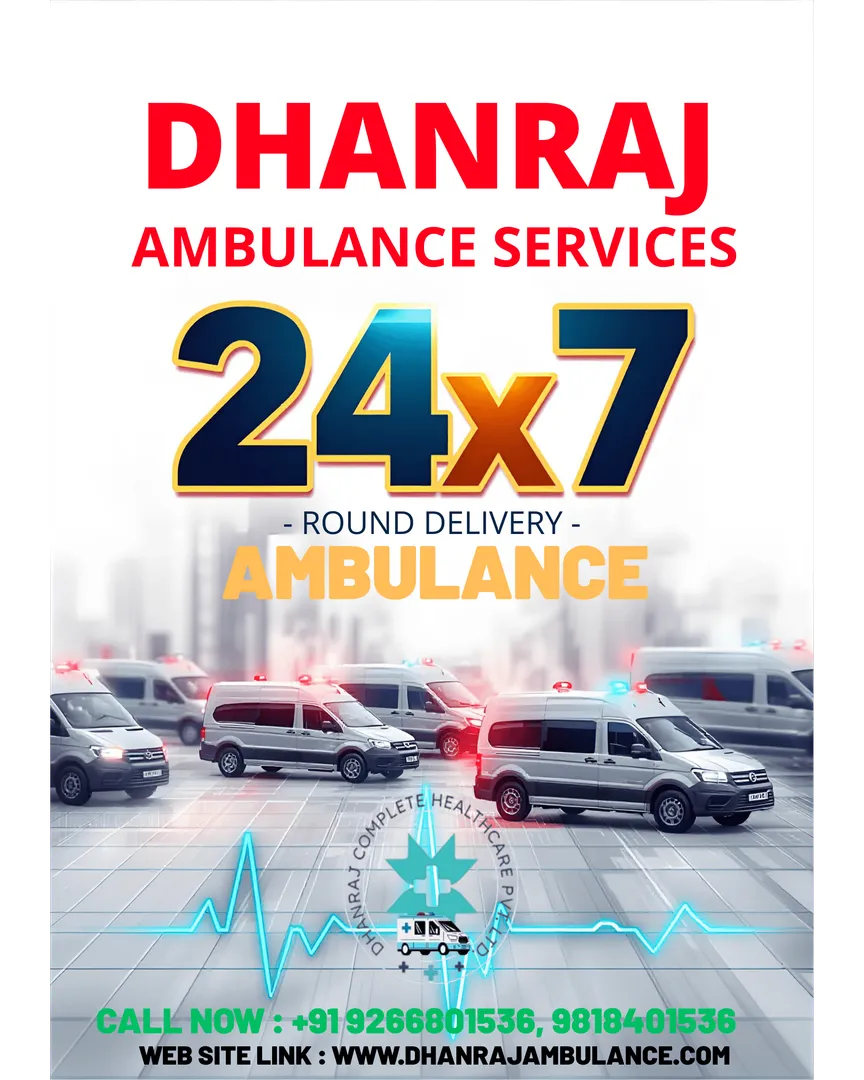 EMERGENCY AMBULANCE SERVICE – 24×7 EMERGENCY CARE | In Sector 117 & Sector 118, Gurugram (Delhi NCR)