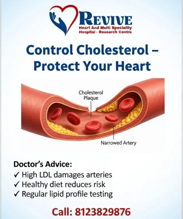 Control Cholesterol & Protect Your Heart |Revive Heart & Multi Speciality Hospital